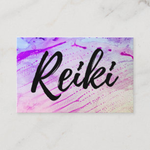 *~* Reiki Practitioner Reiki Master Energy Healer Visitenkarte