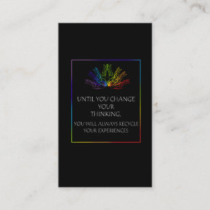 Reiki Practitioner Spiritual Chakra Meditation Visitenkarte