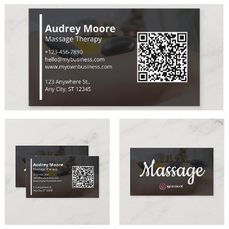 Reiki-Praktiker Wellness-Experten Massage Visitenkarte