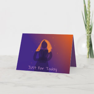 Reiki Principles Greeting Card Karte