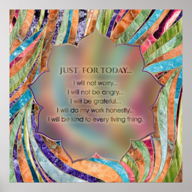 Reiki Principles - Reiki PEmpfangs Poster (Vorne)