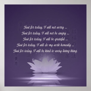 Reiki Principles - Reiki PEmpfangs Poster