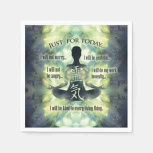 Reiki Principles - Reiki PEmpfangs Serviette