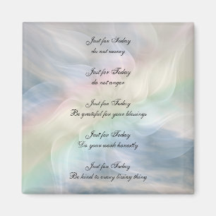 Reiki Prinzip-Regenbogen-Mandalaentwurf Magnet