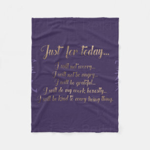 Reiki Prinzipien - Reiki Gebote Fleecedecke