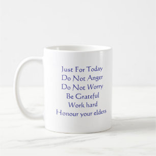 Reiki Prinzipien Tasse
