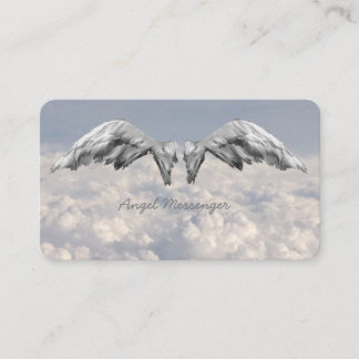 Reiki, Psychisch, Angels Wings Business Card Visitenkarte