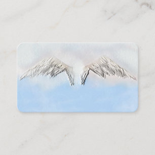 Reiki, Psychisch, Angels Wings Business Card Visitenkarte