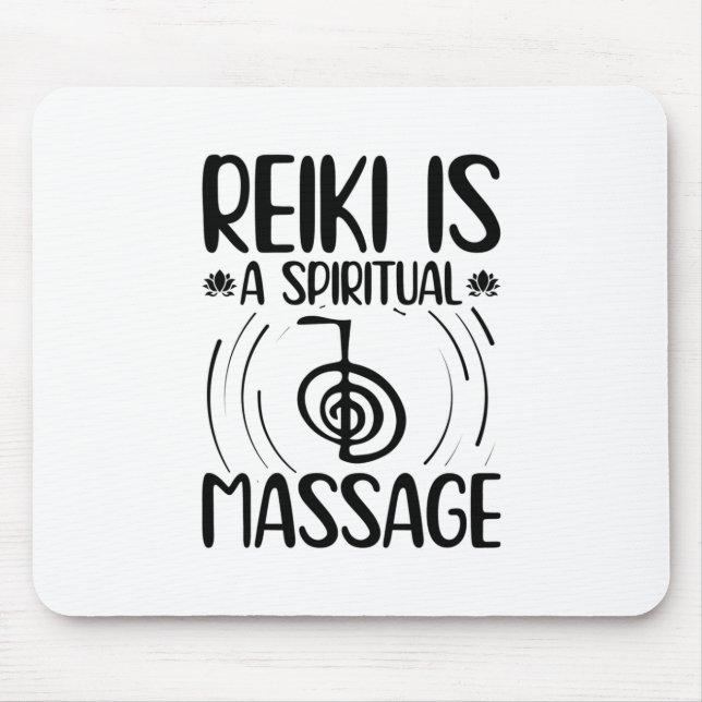 Reiki-Redewendungen | Yoga Healing Energy Chakras  Mousepad (Vorne)