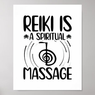 Reiki-Redewendungen   Yoga Healing Energy Chakras  Poster