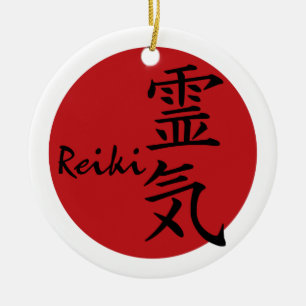 Reiki - rot keramikornament