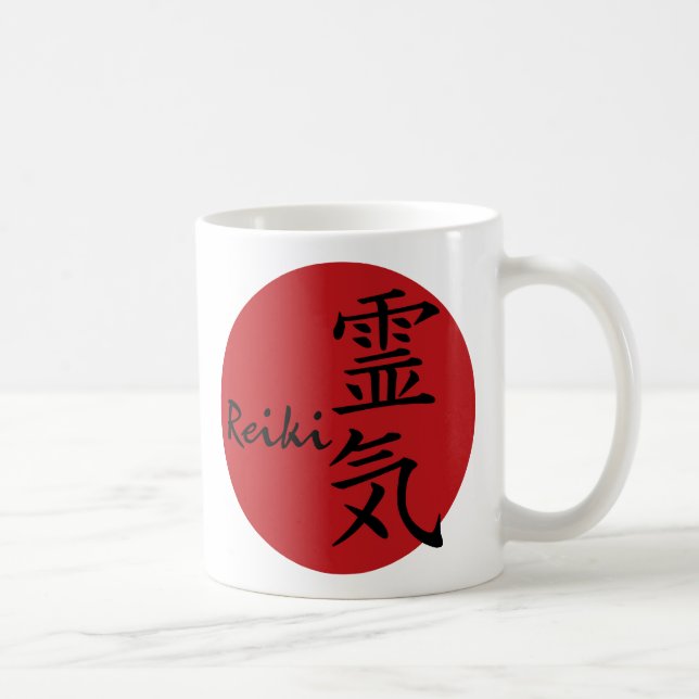 Reiki - rot, Reiki - rot Kaffeetasse (Rechts)