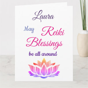 Reiki Sessings werden gut begrüßt Karte