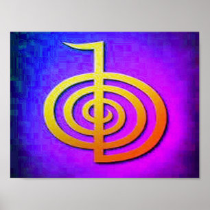 Reiki Symbol CHO KU REI POSTER PAPIERMATTE