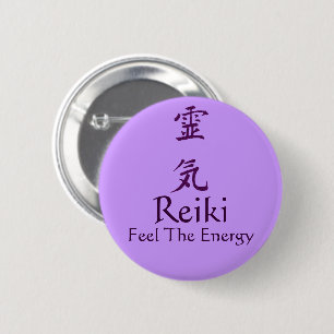 Reiki Symbol-Gefühl das Energie-Knopf-Button Button