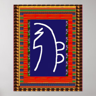 REIKI Symbol heilende KUNST Yoga: cadeau gießen Poster