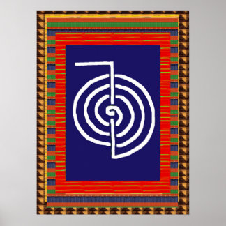REIKI Symbol Heilung ART Yoga : cadeau pour tous Poster