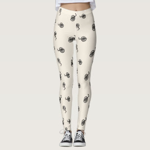Reiki Symbols Pattern - Reiki Healing Leggings