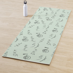 Reiki Symbols Pattern - Reiki Healing Yogamatte