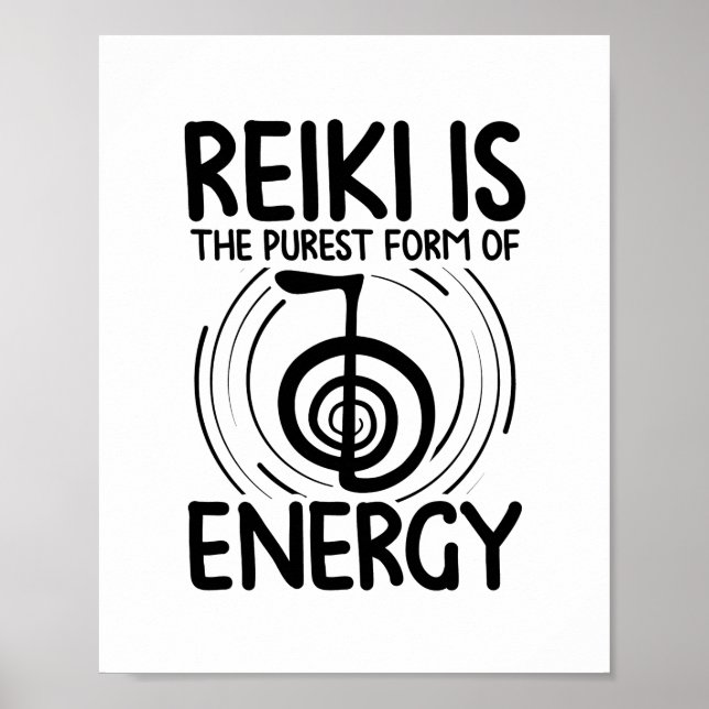 Reiki Therapist Poster (Vorne)