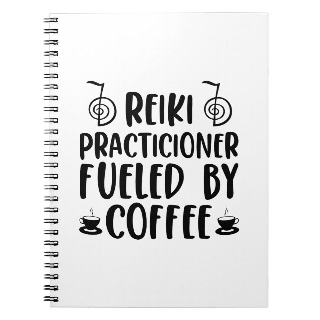 Reiki und Kaffee | Reiki Master Reiki Geschenkidee Notizblock (Vorderseite)