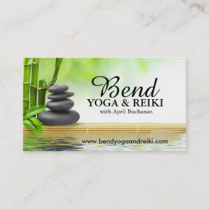 Reiki und Yoga-Visitenkarten Visitenkarte