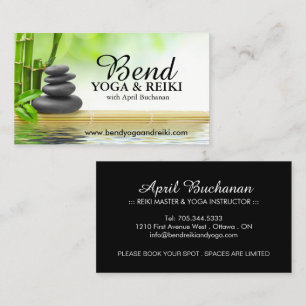 Reiki und Yoga-Visitenkarten Visitenkarte