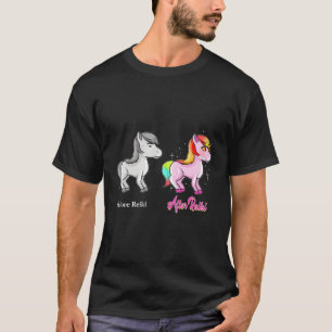 Reiki Unicorn Reiki Heiler Practitioner für Christ T-Shirt