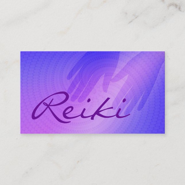 Reiki Visitenkarten Visitenkarte (Vorderseite)