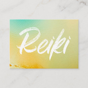 *~* Reiki VorlagenReiki Praktiker-Energie-Heiler Visitenkarte