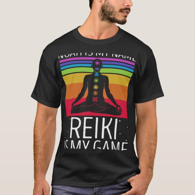 Reiki-Zitat für Reiki-Meister und Chakra-Heilung 5 T-Shirt (Vorderseite)
