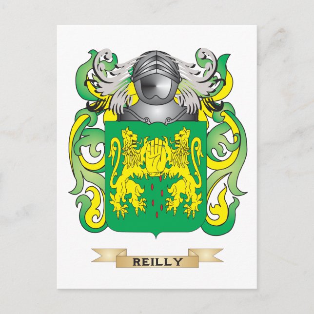 Reilly Coat of Arms (Familienwappen) Postkarte (Vorderseite)