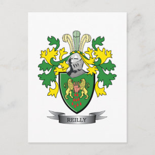 Reilly Coat of Arms Postkarte
