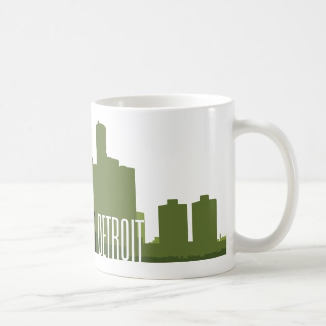 Reimagining Detroit Kaffee-Tasse Kaffeetasse (Rechts)