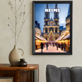 Reims Christmas Elegance Poster