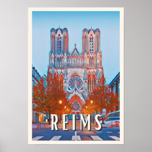 Reims Foto Vintage Poster