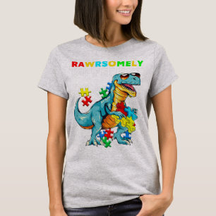 Rein anderes Shirt Dinosaur Dino Autism Aw
