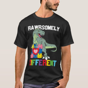 Rein anders Dinosaurier National Autismus Awar T-Shirt