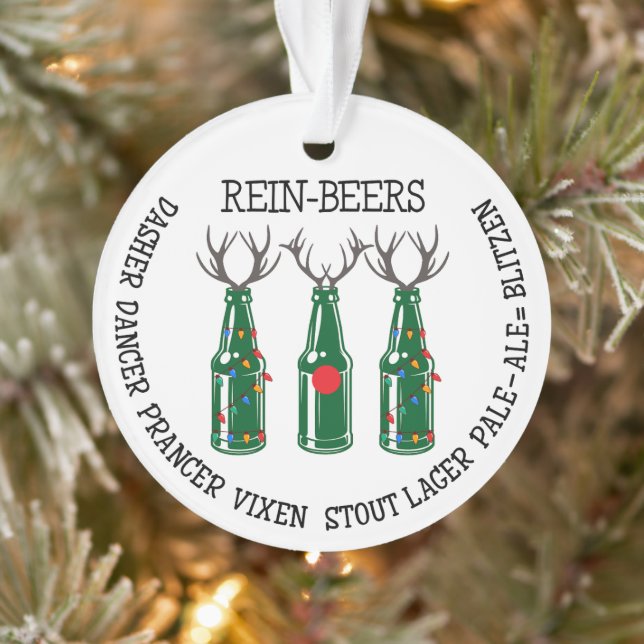 Rein-Beers Tree Ornament – A Hoppy Christmas Twist (Baum)