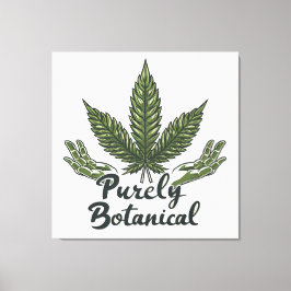 Rein botanische Wall Art Leinwanddruck