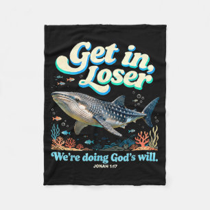 Rein da, wir tun Gottes Willen jonah 1_17 christli Fleecedecke
