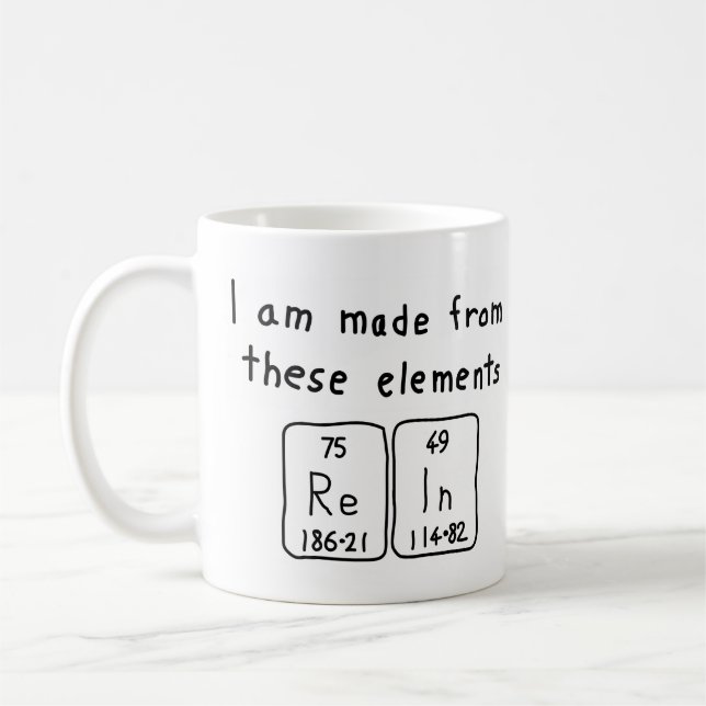 Rein Periodenname Tasse (Links)