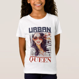 Reina de la Ciudad - Para niñas T-Shirt