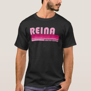 REINA Name Personalisiert Retro Vintag 80er 90S Bi T-Shirt