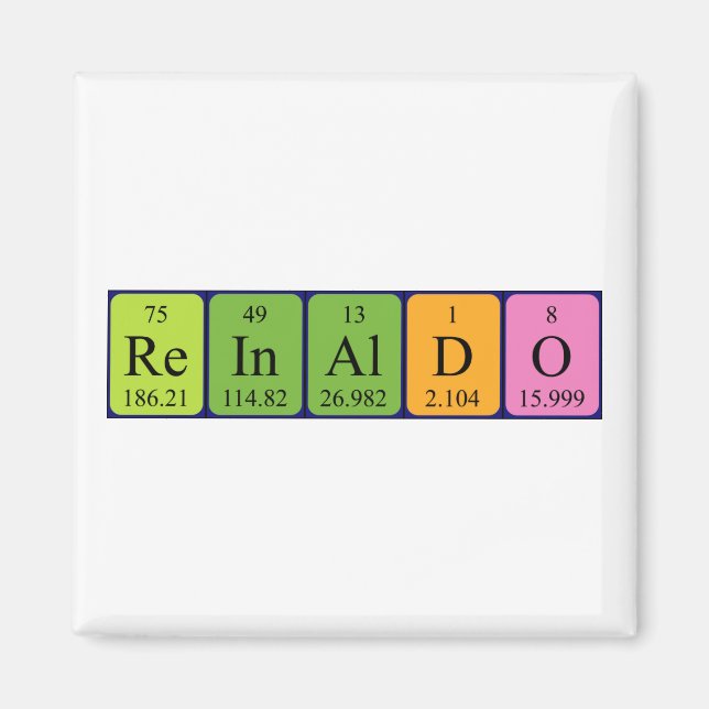 Reinaldo-Periodenmagnet Magnet (Vorne)