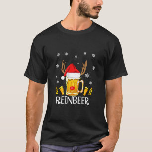 Reinbeer Santa Claus Reindeer Beer Classic T - Shi T-Shirt