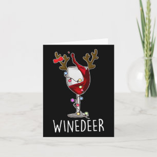 Reinbier Winedeer Bier Rentierzucht Weihnachten Karte