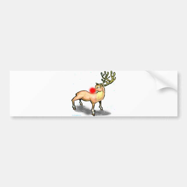 Reindeer Autoaufkleber (Vorne)