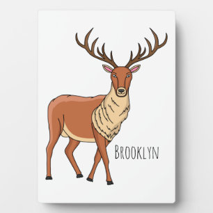 Reindeer cartoon illustration fotoplatte