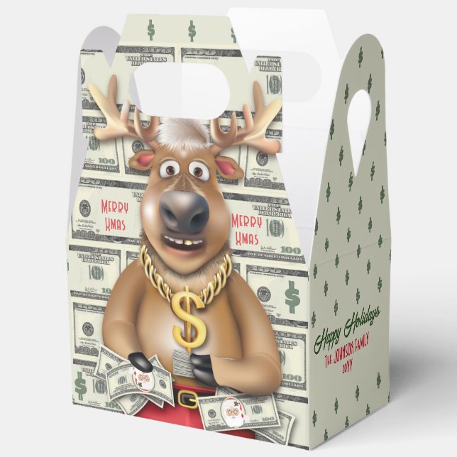 Reindeer Cash Money Geschenkschachtel (Offen)
